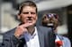 Former German cyclist Jan Ullrich leaves after his appearance before a court in Weinfelden on July 21, 2015 for his involvement in a three-car crash and driving under the influence of alcohol last year. AFP PHOTO / FABRICE COFFRINI (Photo credit should read FABRICE COFFRINI/AFP/Getty Images)