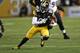 Pittsburgh Steelers wide receiver Antonio Brown (84) plays in an NFL football game against the Baltimore Ravens, Sunday, Dec. 10, 2017, in Pittsburgh. (AP Photo/Keith Srakocic)