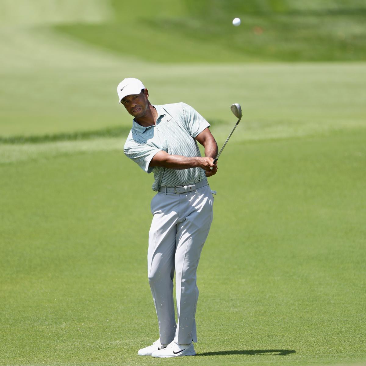 Tiger Woods 4-Under in Saturday Front 9, Climbs PGA Championship Leaderboard ...