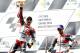 Winner Spain's Jorge Lorenzo (L) celebrates with the trophy next to third placed Italy's Andrea Dovizioso on the podium of the Austrian MotoGP Grand Prix at the Red Bull Ring in Spielberg, Austria on August 12, 2018. (Photo by ERWIN SCHERIAU / APA / AFP) / Austria OUT (Photo credit should read ERWIN SCHERIAU/AFP/Getty Images)