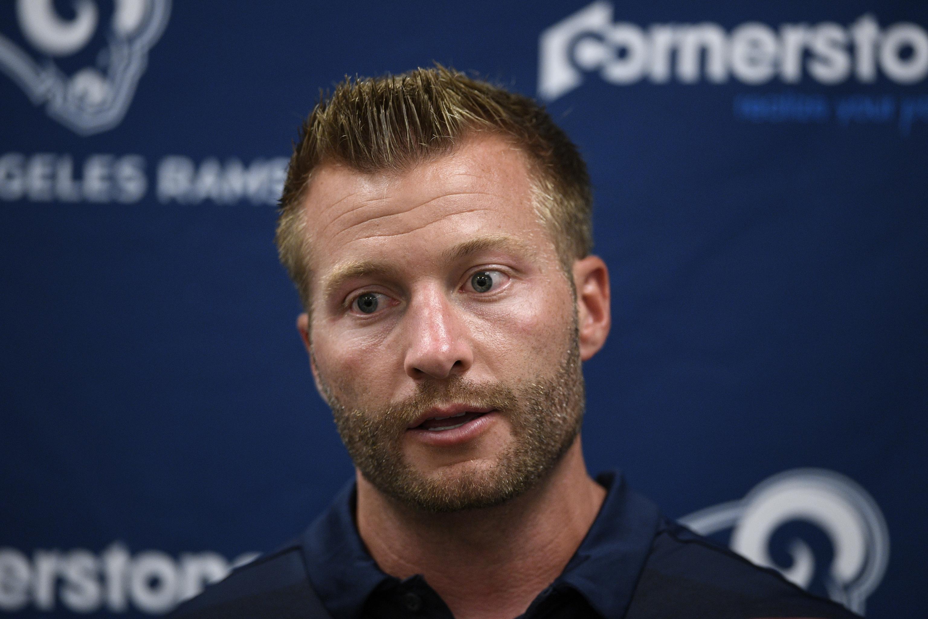 Rams' Sean McVay on Aaron Donald Contract Holdout: 'There's Increased  Dialogue' | News, Scores, Highlights, Stats, and Rumors | Bleacher Report