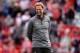 LIVERPOOL, ENGLAND - AUGUST 12: Jurgen Klopp, Manager of Liverpool looks on prior to the Premier League match between Liverpool FC and West Ham United at Anfield on August 12, 2018 in Liverpool, United Kingdom. (Photo by Laurence Griffiths/Getty Images)