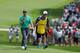 ST LOUIS, MO - AUGUST 12: Rory McIlroy of Northern Ireland walks on the ninth hole during the final round of the 2018 PGA Championship at Bellerive Country Club on August 12, 2018 in St Louis, Missouri. (Photo by Richard Heathcote/Getty Images)