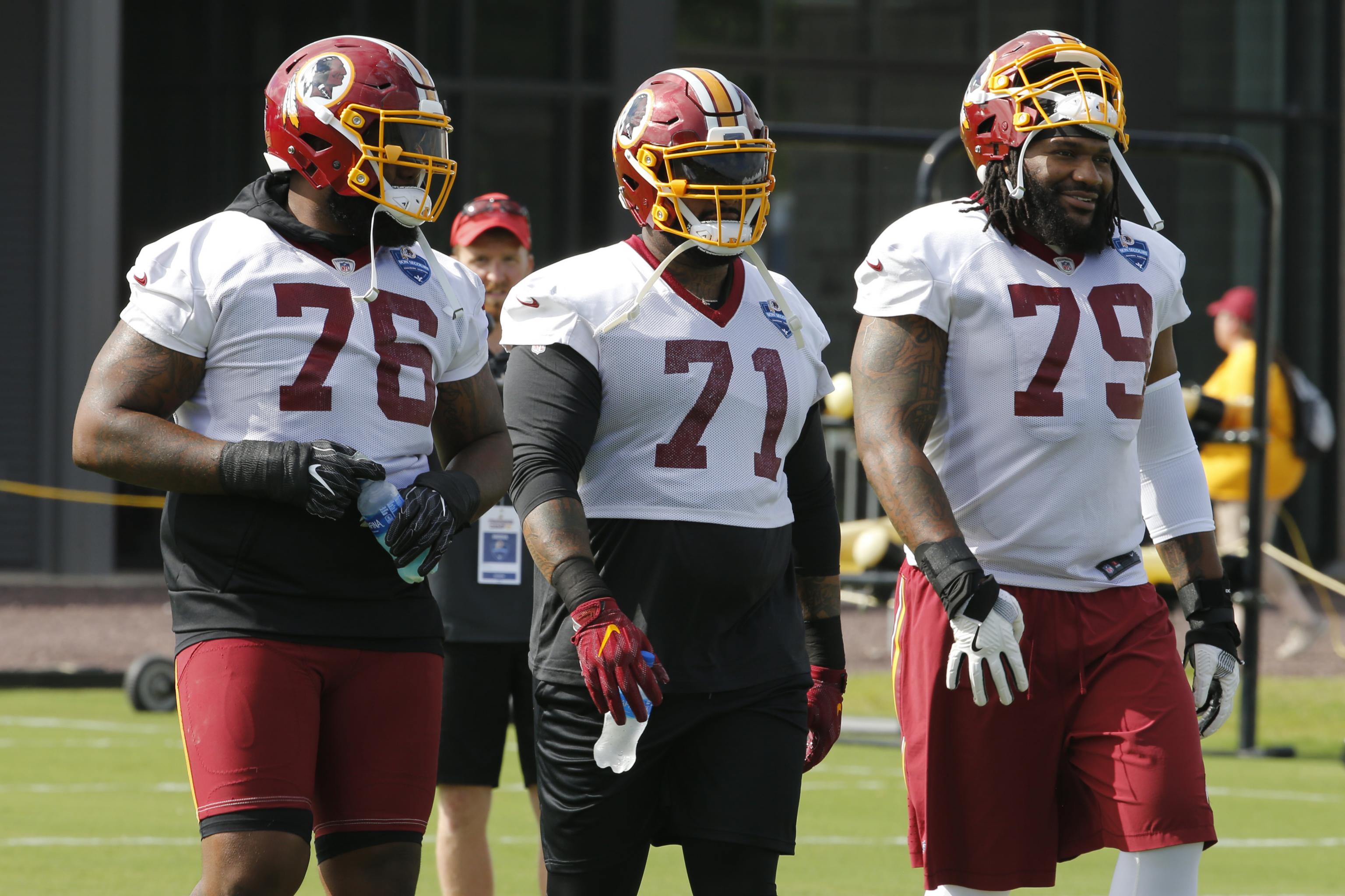 The WFT offensive line has shuffled a lot during training camp. That might  not be a bad thing. - The Washington Post