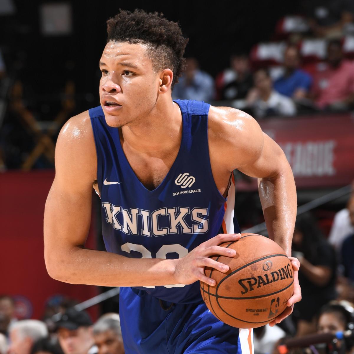 Kevin Knox: 'People Are Sleeping' on Knicks, Predicts 'At Least' 35 Wins | Bleacher Report | Latest News, Videos and Highlights