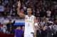 Former NBA player Stephon Marbury waves to the crowd after his final game for the Chinese Basketball Association's Beijing Fly Dragons in Beijing on February 11, 2018.
Marbury retired from pro basketball on February 11, 2018 after a 22-year career. / AFP PHOTO / - / China OUT (Photo credit should read -/AFP/Getty Images)