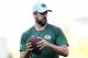 GREEN BAY, WI - AUGUST 09: Aaron Rodgers #12 of the Green Bay Packers participates in warmups prior to a preseason game against the Tennessee Titans at Lambeau Field on August 9, 2018 in Green Bay, Wisconsin. The Packers defeated the Titans 31-17. (Photo by Stacy Revere/Getty Images)