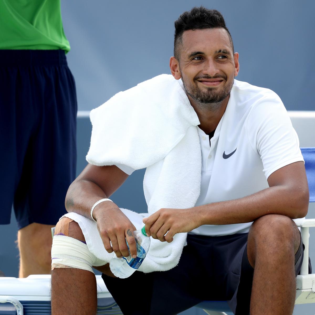 Nick Kyrgios Forgets to Bring Shoes for Match at Western and Southern Open | Bleacher Report ...
