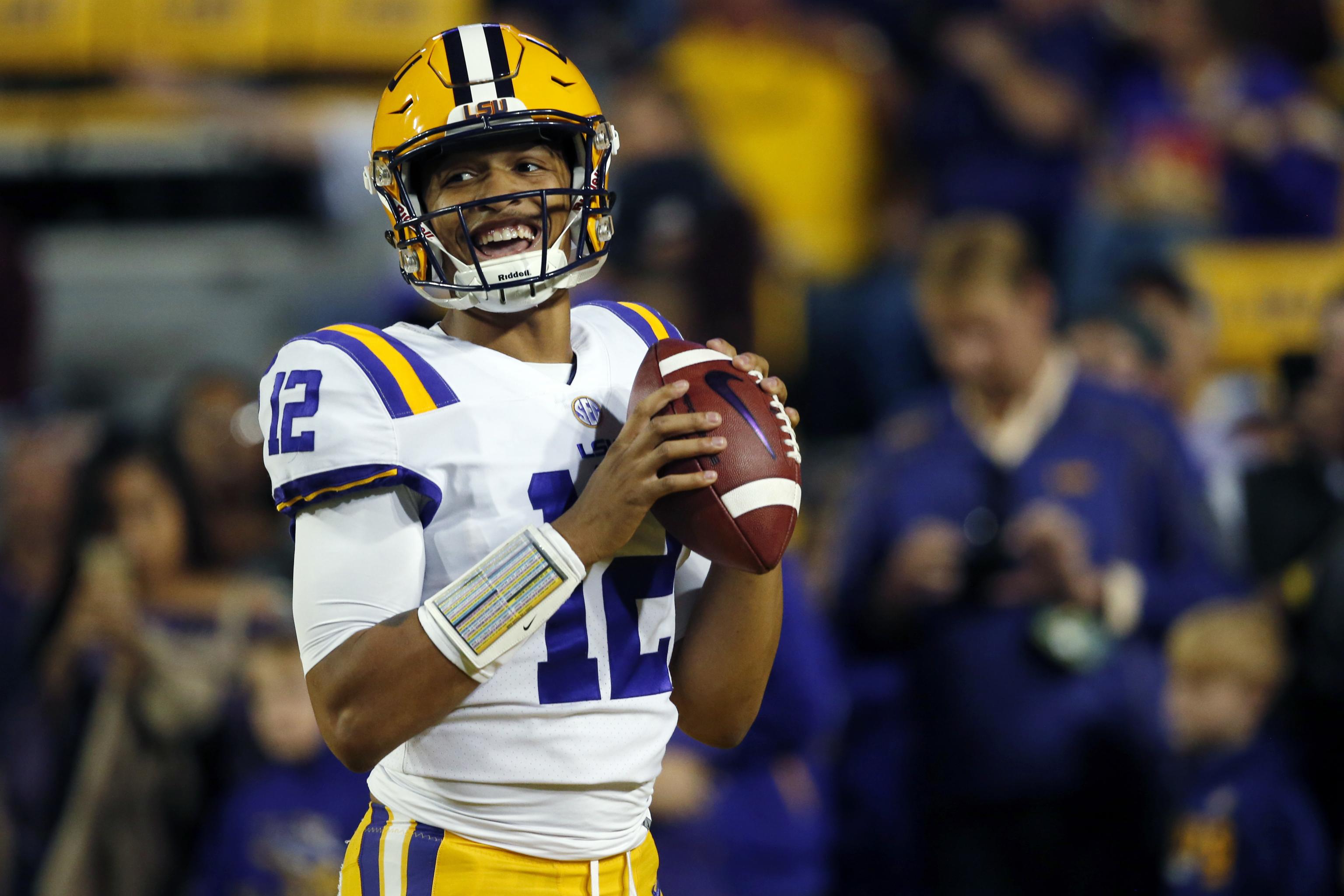 January 12, 2020 - Deland, FL, U.S: National Team quarterback Justin  Mcmillan (12) during College Football All Star Game in the SPIRAL Tropical  Bowl between American (white) and the National (black0 at