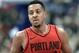 Portland Trail Blazers guard CJ McCollum (3) moves the ball against the Dallas Mavericks during an NBA basketball game Friday, Jan. 26, 2018, in Dallas. (AP Photo/Tony Gutierrez)