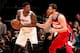 MIAMI, FL - MARCH 10: Udonis Haslem #40 of the Miami Heat handles the ball against the Washington Wizards on March 10, 2018 at American Airlines Arena in Miami, Florida. NOTE TO USER: User expressly acknowledges and agrees that, by downloading and or using this Photograph, user is consenting to the terms and conditions of the Getty Images License Agreement. Mandatory Copyright Notice: Copyright 2018 NBAE (Photo by Issac Baldizon/NBAE via Getty Images)