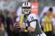 New York Jets quarterback Sam Darnold (14) looks to pass during the first half of a preseason NFL football game against the Atlanta Falcons Friday, Aug. 10, 2018, in East Rutherford, N.J. (AP Photo/Bill Kostroun)