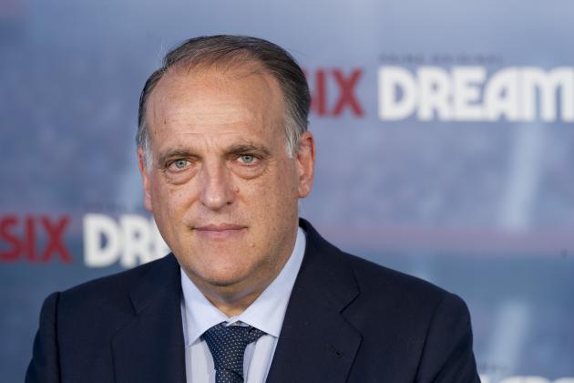 MADRID, SPAIN - JULY 17:  Javier Tebas attends 'Six Dreams' premiere at Capitol Cinema on July 17, 2018 in Madrid, Spain.  (Photo by Juan Naharro Gimenez/Getty Images)