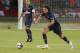 PSG's Adrien Rabiot controls the ball during their League One soccer match between Paris Saint-Germain and Caen at Parc des Princes stadium in Paris, Sunday, Aug. 12, 2018. (AP Photo/Michel Euler)