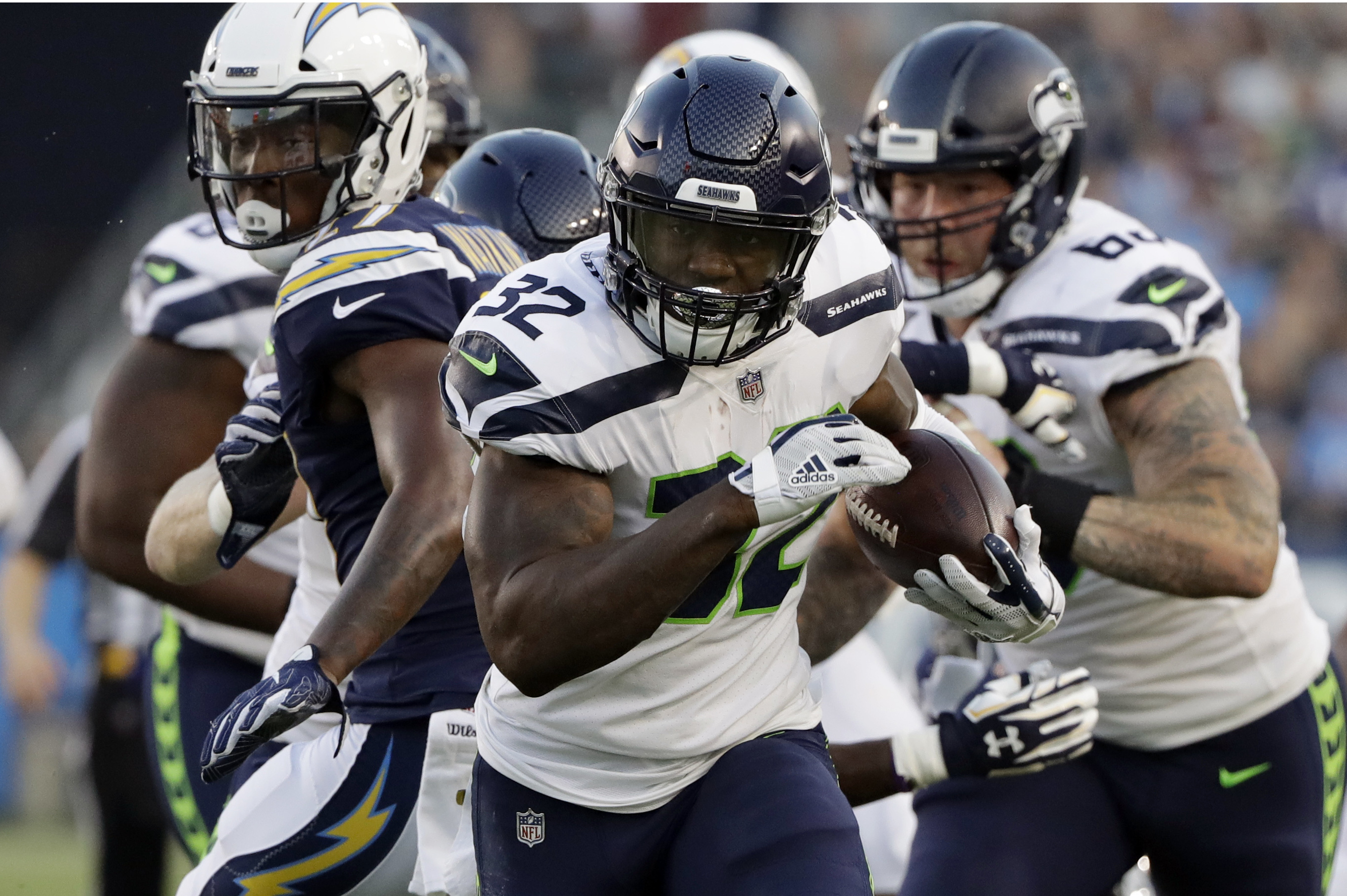 Fantasy football rookies: Chris Carson is slated to be Seattle's