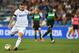 Inter Milan's Argentine forward Mauro Icardi shoots on goal during the Italian Serie A football match Sassuolo vs Inter Milan at the Mapei Stadium in Reggio Emilia on August 19, 2018. (Photo by Vincenzo PINTO / AFP) (Photo credit should read VINCENZO PINTO/AFP/Getty Images)