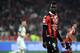 Nice's Italian forward Mario Balotelli looks on during the French L1 football match between Nice and Angers, on May 14, 2017, at the Allianz Riviera stadium in Nice, southeastern France. / AFP PHOTO / Franck PENNANT (Photo credit should read FRANCK PENNANT/AFP/Getty Images)