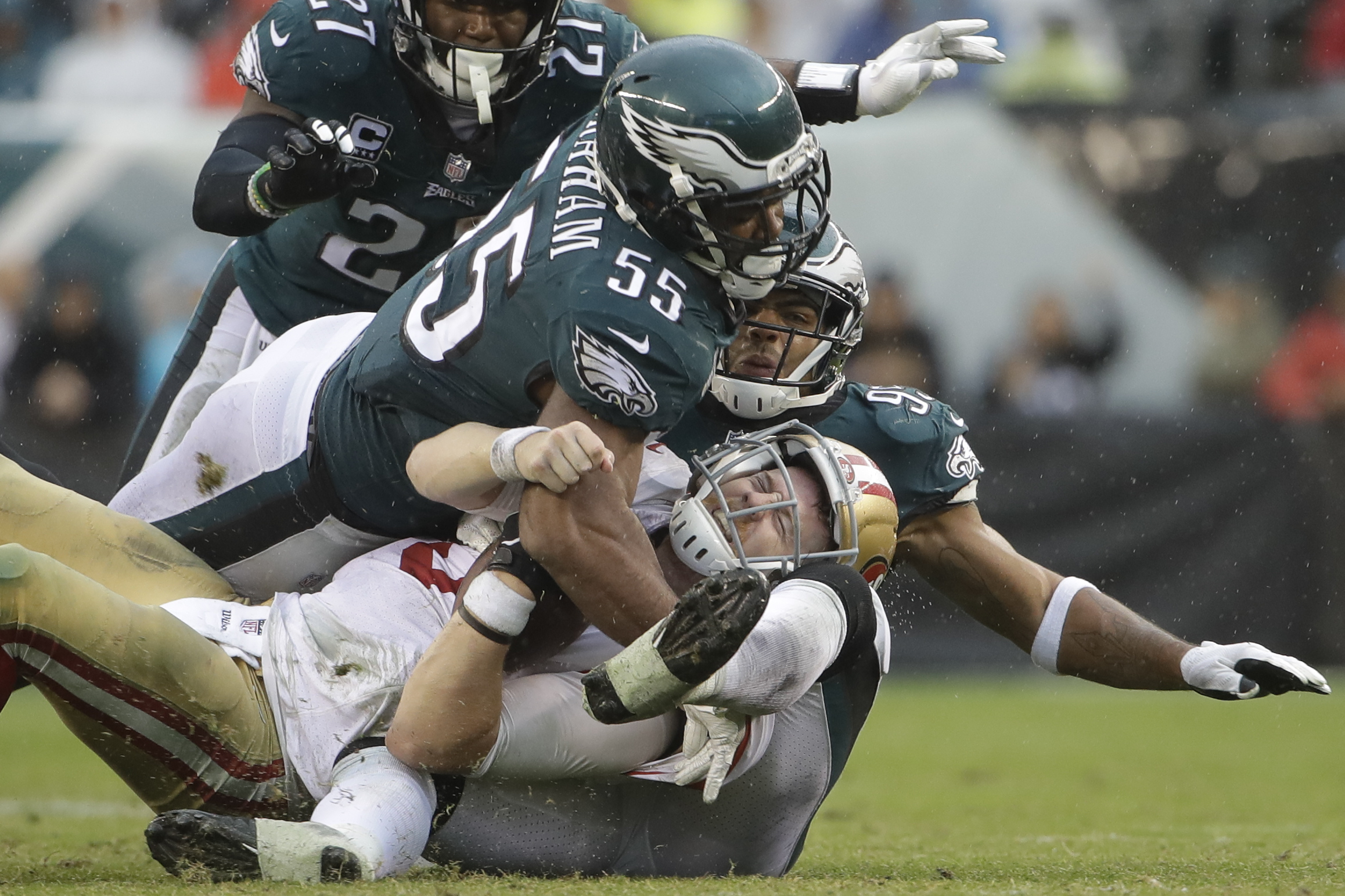 Avonte Maddox exits Eagles matchup vs. Vikings with shoulder injury