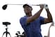 Tiger Woods tees off on the 13th hole during the first round of the Northern Trust golf tournament, Thursday, Aug. 23, 2018, in Paramus, N.J. (AP Photo/Julio Cortez)