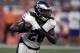 Philadelphia Eagles running back Jay Ajayi carries during the first half of the team's preseason NFL football game against the New England Patriots on Thursday, Aug. 16, 2018, in Foxborough, Mass. (AP Photo/Charles Krupa)