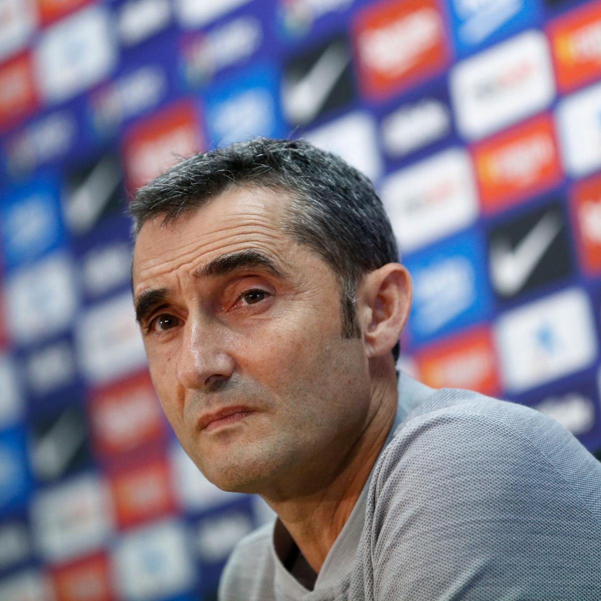 Barcelona Transfer News Ernesto Valverde Plays Down Ivan Rakitic Exit