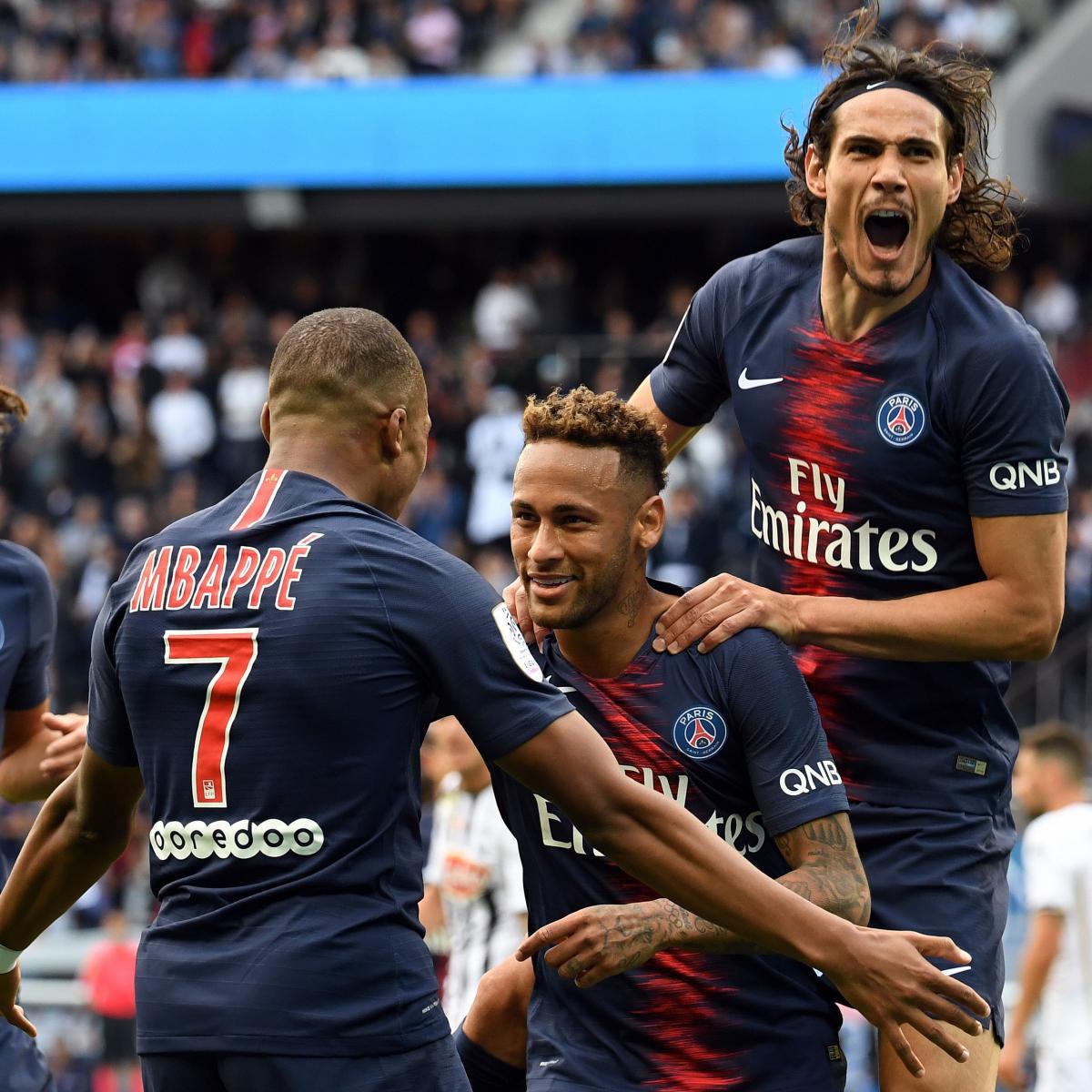 Neymar Kylian Mbappe Push Psg To 3 1 Win Over Angers Bleacher