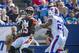 ORCHARD PARK, NY - AUGUST 26: John Ross #15 of the Cincinnati Bengals makes a touchdown reception on the Bengals' first offensive play against the Buffalo Bills at New Era Field on August 26, 2018 in Orchard Park, New York. (Photo by Brett Carlsen/Getty Images)