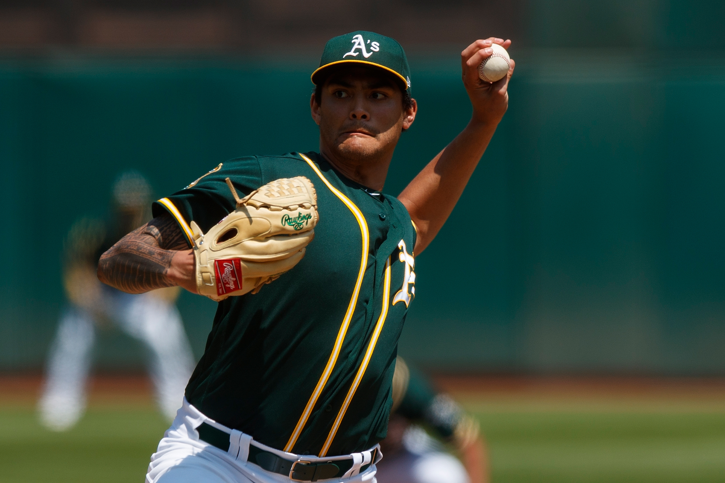 Oakland Athletics P Sean Manaea considering wearing mask during