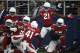 Save from Arizona Cardinals Patrick Peterson (21) celebrates after meeting a touchdown on a trapping during the first half of a preseason NFL football game against the Dallas Cowboys in Arlington, Texas on Sunday, August 26, 2018. (AP Photo / Michael Ainsworth)