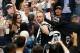 SAN ANTONIO, TX - MAY 22: (EDITORS NOTE: Retransmission with alternate crop.) Manu Ginobili #20 of the San Antonio Spurs waves as he leaves the court after the Golden State Warriors defeated the San Antonio Spurs 129-115 in Game Four of the 2017 NBA Western Conference Finals at AT&T Center on May 22, 2017 in San Antonio, Texas. The Golden State Warriors defeat the San Antonio Spurs 4-0 in the Western Conference Finals to advance to the 2017 NBA Finals. NOTE TO USER: User expressly acknowledges and agrees that, by downloading and or using this photograph, User is consenting to the terms and conditions of the Getty Images License Agreement. (Photo by Ronald Cortes/Getty Images)