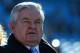 CHARLOTTE, NC - DECEMBER 14: Carolina Panthers owner Jerry Richardson on the field before the game against the Tampa Bay Buccaneers at Bank of America Stadium on December 14, 2014 in Charlotte, North Carolina. (Photo by Streeter Lecka/Getty Images)