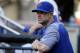 New York Mets David Wright looks on during the first inning of a baseball game against the Pittsburgh Pirates on Monday, June 25, 2018, in New York. (AP Photo/Adam Hunger)