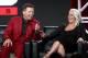 PASADENA, CA - JANUARY 09: WWE Superstars The Miz (L) and Maryse Ouellet of 'WWE Monday Night Raw: 25th Anniversary' on USA speak onstage during the NBCUniversal portion of the 2018 Winter Television Critics Association Press Tour at The Langham Huntington, Pasadena on January 9, 2018 in Pasadena, California. (Photo by Frederick M. Brown/Getty Images)