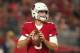 GLENDALE, AZ - AUGUST 11: Quarterback Josh Rosen #3 of the Arizona Cardinals drops back to pass during the preseason NFL game against the Los Angeles Chargers at University of Phoenix Stadium on August 11, 2018 in Glendale, Arizona. (Photo by Christian Petersen/Getty Images)