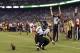 Baltimore Ravens quarterback Lamar Jackson celebrates after rushing for a touchdown in the first half of a preseason NFL football game against the Washington Redskins, Thursday, Aug. 30, 2018, in Baltimore. (AP Photo/Gail Burton)
