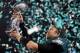 MINNEAPOLIS, MN - FEBRUARY 04: Nick Foles #9 of the Philadelphia Eagles raises the Vince Lombardi Trophy after defeating the New England Patriots 41-33 in Super Bowl LII at U.S. Bank Stadium on February 4, 2018 in Minneapolis, Minnesota. (Photo by Patrick Smith/Getty Images)