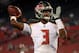TAMPA, FL - AUGUST 24: Jameis Winston #3 of the Tampa Bay Buccaneers warms up during a preseason game against the Detroit Lions at Raymond James Stadium on August 24, 2018 in Tampa, Florida. (Photo by Mike Ehrmann/Getty Images)