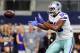 ARLINGTON, TX - AUGUST 26: Rico Gathers #80 of the Dallas Cowboys warms up before the preseason game against the Arizona Cardinals at AT&T Stadium on August 26, 2018 in Arlington, Texas. (Photo by Richard Rodriguez/Getty Images)