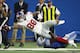 DETROIT, MI - AUGUST 17: Evan Engram #88 of the New York Giants dives for a first down while being tackled by Tavon Wilson #32 of the Detroit Lions during a pre season game at Ford Field on August 17, 2017 in Detroit, Michigan. (Photo by Gregory Shamus/Getty Images)