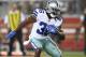 SANTA CLARA, CA - AUGUST 09: Bo Scarbrough #36 of the Dallas Cowboys carries the ball against the San Francisco 49ers in the second quarter of their NFL preseason football game at Levi's Stadium on August 9, 2018 in Santa Clara, California. (Photo by Thearon W. Henderson/Getty Images)