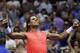 Rafael Nadal hopes to win his fourth straight U.S. Open match Sunday.