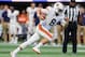 ATLANTA, GA - SEPTEMBER 01: Jarrett Stidham #8 of the Auburn Tigers rushes against the Washington Huskies at Mercedes-Benz Stadium on September 1, 2018 in Atlanta, Georgia. (Photo by Kevin C. Cox/Getty Images)