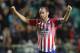 TALLINN, ESTONIA - AUGUST 15: Diego Godin of Atletico Madrid celebrates following the UEFA Super Cup between Real Madrid and Atletico Madrid at Lillekula Stadium on August 15, 2018 in Tallinn, Estonia. (Photo by Alexander Hassenstein/Getty Images)