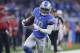 Detroit Lions cornerback Quandre Diggs (28) carries the ball against the Arizona Cardinals during the first half of an NFL football game in Detroit, Sunday, Sept. 10, 2017. (AP Photo/Duane Burleson)