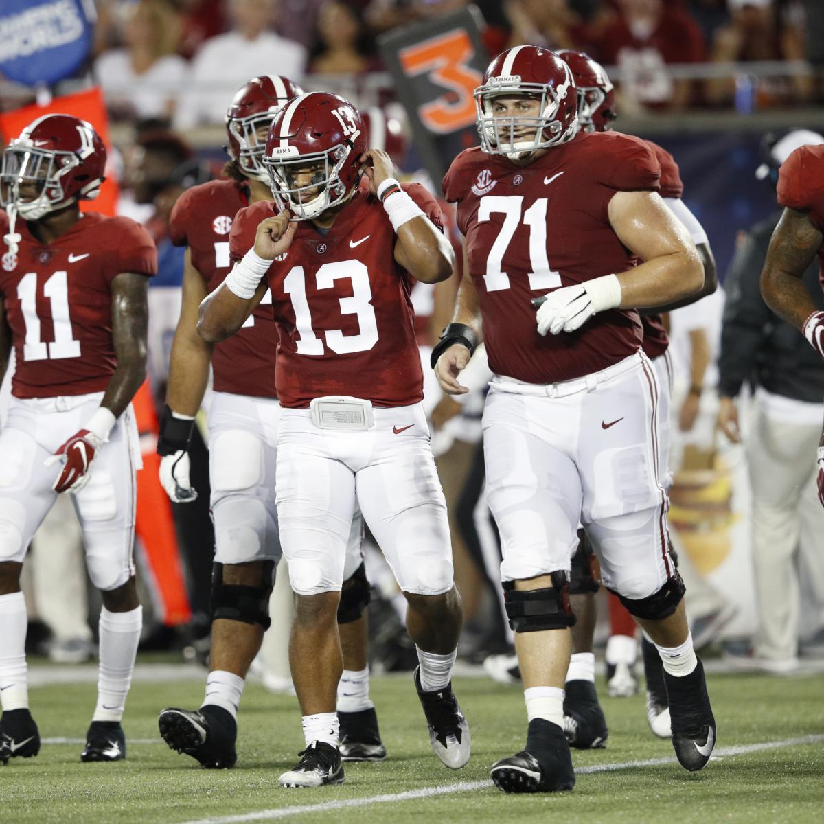 Amway College Football Poll 2018: Complete Week 2 Rankings ...