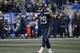 Seattle Seahawks free safety Earl Thomas walks on the field during the first half of an NFL football game against the Arizona Cardinals, Sunday, Dec. 31, 2017, in Seattle. (AP Photo/John Froschauer)