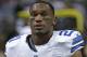 FILE - In this Nov. 10, 2013, file photo, Dallas Cowboys running back Joseph Randle (21) warms up before an NFL football game against the New Orleans Saints in New Orleans. Cowboys running back Joseph Randle has been put on six months of probation for stealing $123 worth of cologne and underwear from a Texas mall. Collin County jail records reviewed Friday, July 24, 2015, show that Randle pleaded guilty to misdemeanor theft in a plea deal involving his Oct. 13 arrest. (AP Photo/Dave Martin, File)