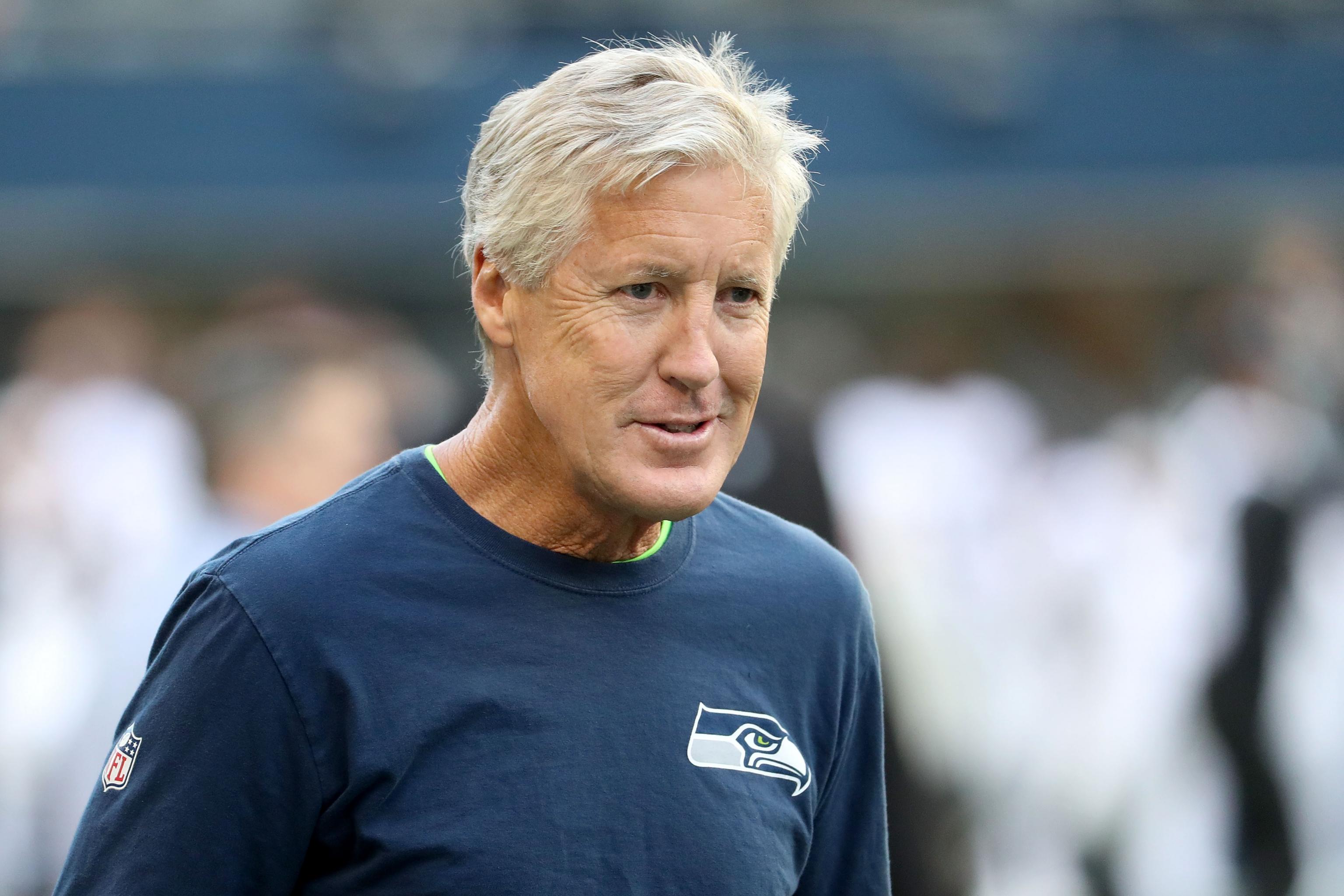 Seahawks coach Pete Carroll says 'I don't care' about SI.com story alleging  locker room rift