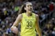 SEATTLE, WA - SEPTEMBER 07: Breanna Stewart #30 of the Seattle Storm reacts against the Washington Mystics in the first quarter during game one of the WNBA Finals at KeyArena on September 7, 2018 in Seattle, Washington. (Photo by Abbie Parr/Getty Images)