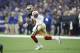 INDIANAPOLIS, IN - AUGUST 25: Richard Sherman #25 of the San Francisco 49ers in action during a preseason game against the Indianapolis Colts at Lucas Oil Stadium on August 25, 2018 in Indianapolis, Indiana. (Photo by Joe Robbins/Getty Images)